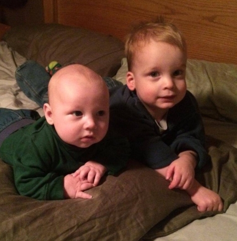 Lucas (4 months) & Charlie (2 1/2) Swanhorst