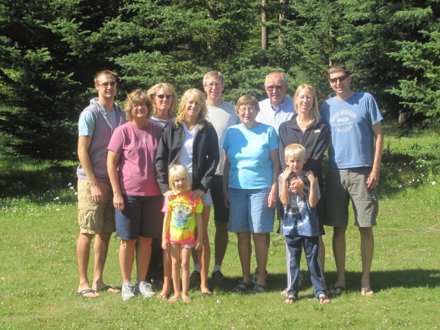The John Swanhorst family got together in the Black Hills - summer of 2010