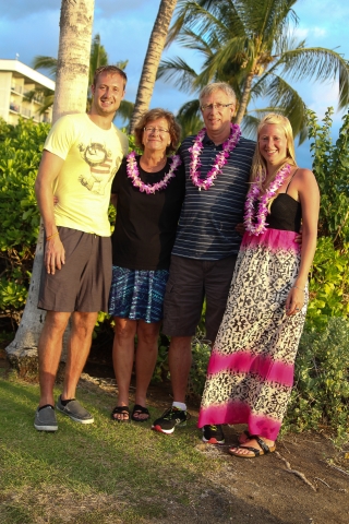 Curt and Cindy Swanhorst, John and Hanah - August 2014