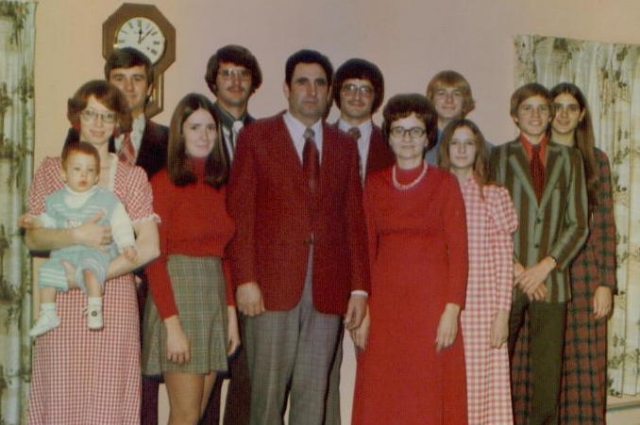 Claire Melius Family 1974