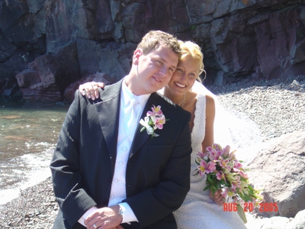 Steve and Melanie Schmidt wedding - August 2005