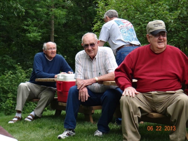 The brothers at the picnic